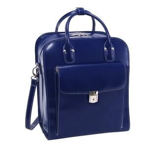 McKlein La Grange Leather Vertical Detachable Wheeled Ladies Laptop Briefcase
